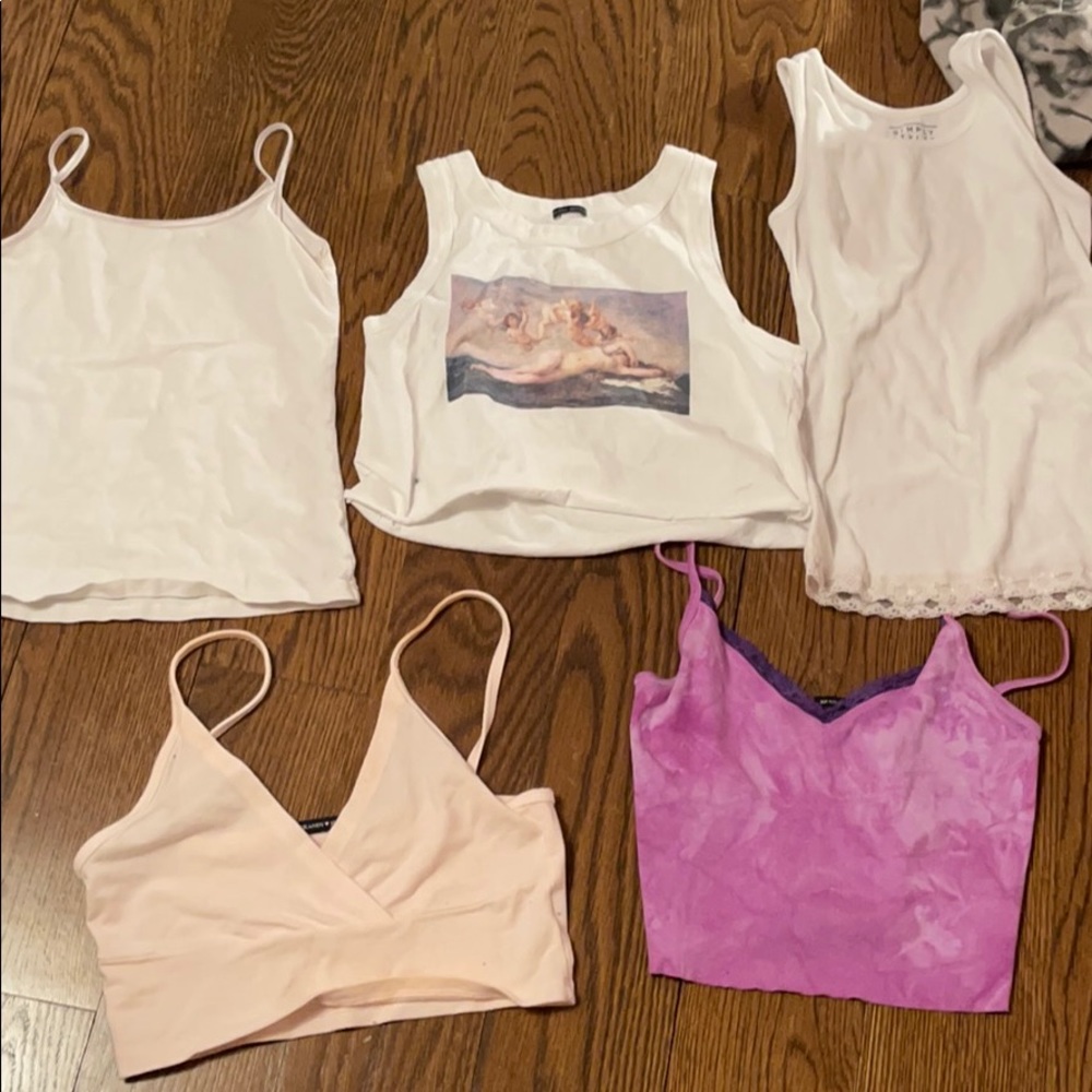 Brandy and y2k tank top crop top bundle cami lace